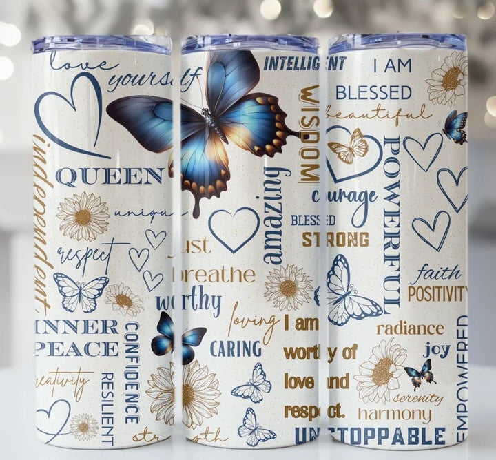 Blue Butterfly Affirmations